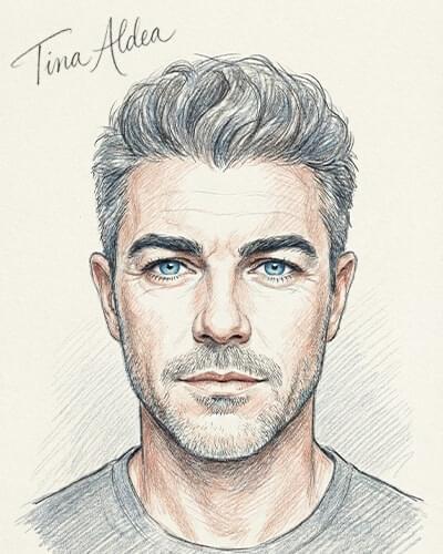 Second example of a personalized digital soulmate sketch
