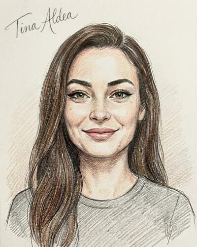 Fourth example of a personalized digital soulmate sketch